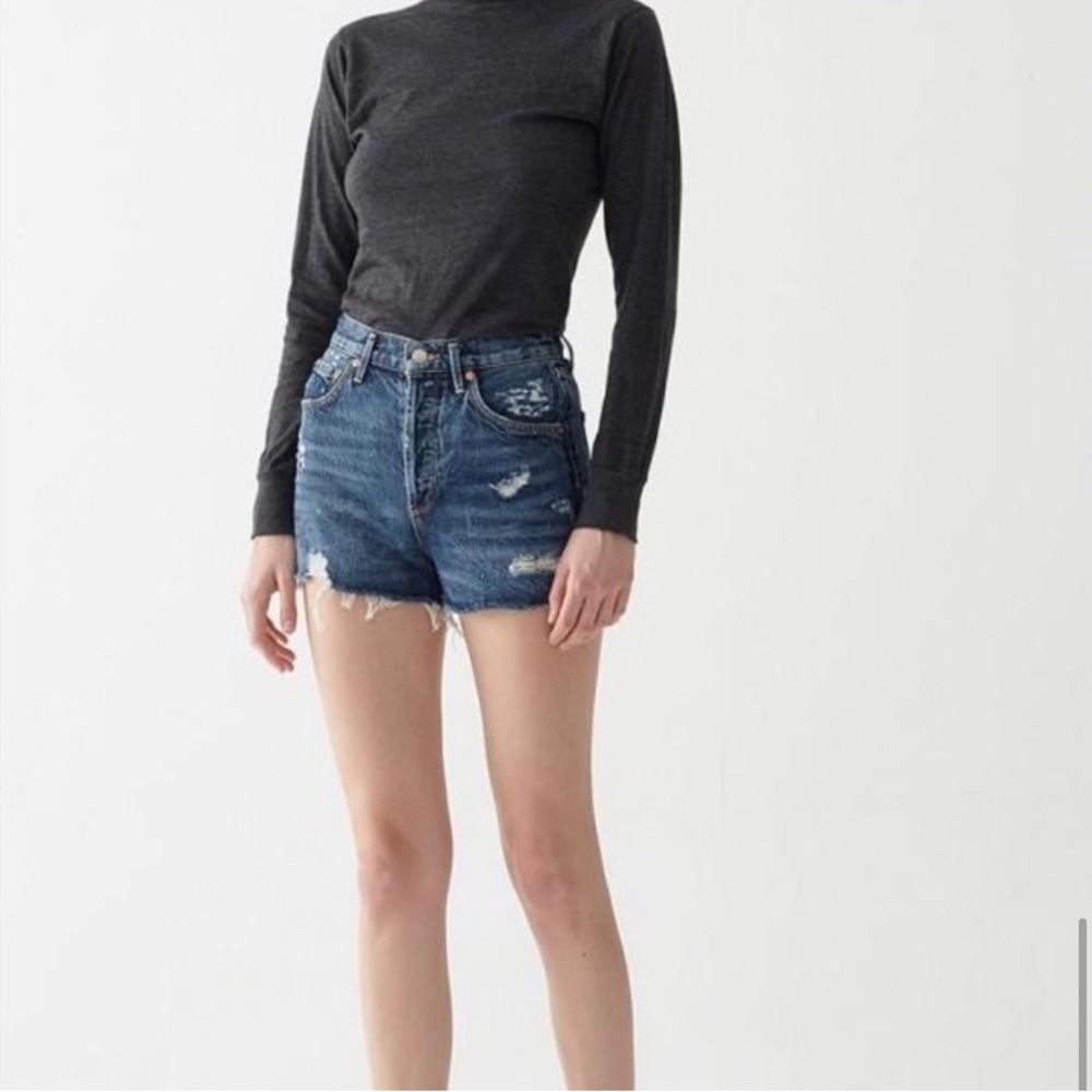 AGOLDE | Jaden High Rise Cutoff Shorts in Heartbreaker Size 31